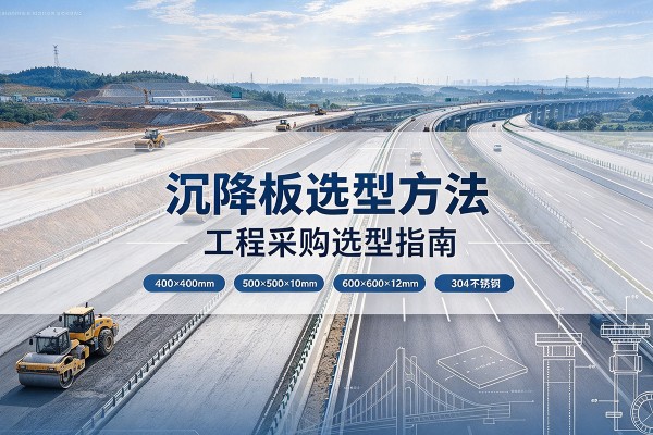 路北沉降板选择方法