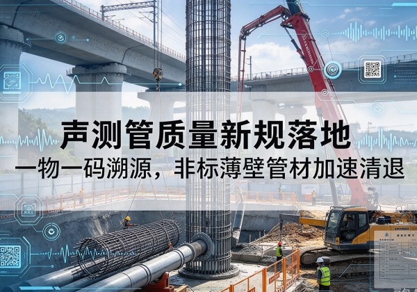 路北声测管质量新规落地，一物一码溯源，非标薄壁管材加速清退