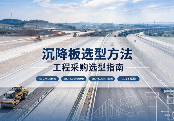 路北沉降板选择方法